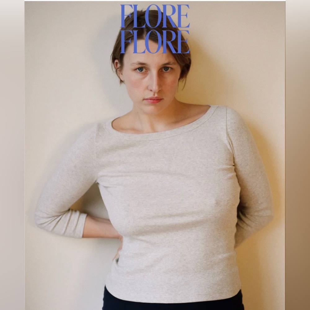 Flore Flore Steffi Tee Heather Grey